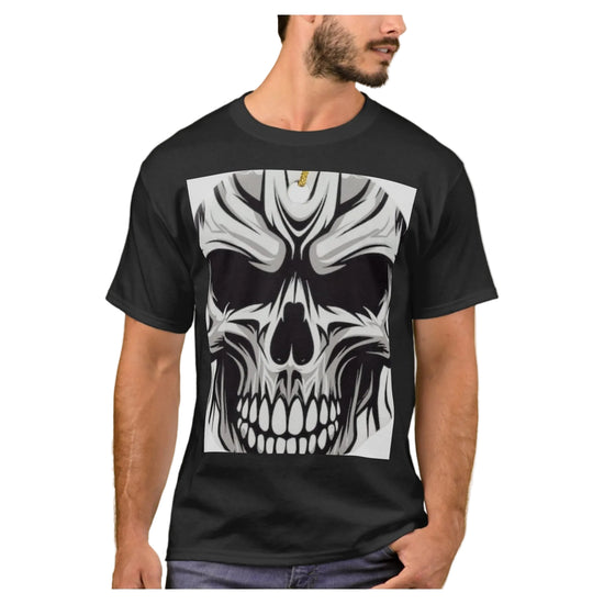SKULL BLACK T-SHIRT